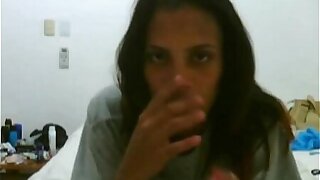 My Dominican ex girlfriend on webcam